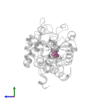 2-AMINO-5-METHYLTHIAZOLE in PDB entry 1aen, assembly 1, side view.