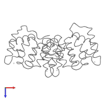 Annexin A1 in PDB entry 1ain, assembly 1, top view.