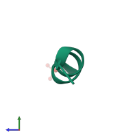 PDB entry 1al1 coloured by chain, side view.