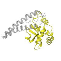 The deposited structure of PDB entry 1ap6 contains 2 copies of SCOP domain 54720 (Fe,Mn superoxide dismutase (SOD), C-terminal domain) in Superoxide dismutase [Mn], mitochondrial. Showing 1 copy in chain A.