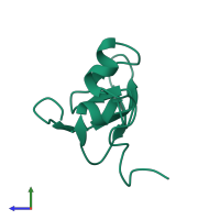 Fibrillin-1 in PDB entry 1apj, assembly 1, side view.