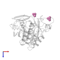 ISOPROPYL ALCOHOL in PDB entry 1au9, assembly 1, top view.