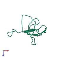 Tyrosine-protein kinase BTK in PDB entry 1aww, assembly 1, top view.