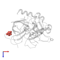 Modified residue TYS in PDB entry 1ay6, assembly 1, top view.