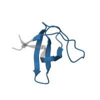 The deposited structure of PDB entry 1azg contains 1 copy of Pfam domain PF00018 (SH3 domain) in Tyrosine-protein kinase Fyn. Showing 1 copy in chain B.