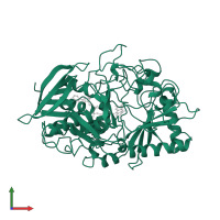 Cholesterol oxidase in PDB entry 1b4v, assembly 1, front view.
