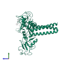 Mannose-binding protein A in PDB entry 1bcj, assembly 1, side view.