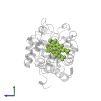 PROTOPORPHYRIN IX CONTAINING FE in PDB entry 1bek, assembly 1, side view.