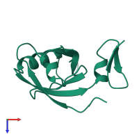 Disks large homolog 4 in PDB entry 1bfe, assembly 1, top view.