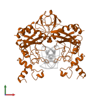 Type II restriction enzyme EcoRV in PDB entry 1bgb, assembly 1, front view.