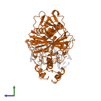 Type II restriction enzyme EcoRV in PDB entry 1bgb, assembly 1, side view.