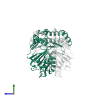 Phosphoserine aminotransferase in PDB entry 1bjo, assembly 1, side view.