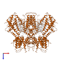 Son of sevenless homolog 1 in PDB entry 1bkd, assembly 1, top view.