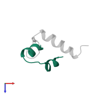 Bombyxin A-2 A chain in PDB entry 1bon, assembly 1, top view.