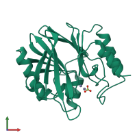 3D model of 1bvt from PDBe