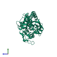 DNA beta-glucosyltransferase in PDB entry 1c3j, assembly 1, side view.