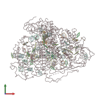 PDB entry 1c51 coloured by chain, front view.