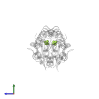 PHOSPHATE ION in PDB entry 1c7z, assembly 1, side view.
