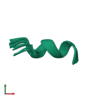 PDB entry 1c9a coloured by chain, ensemble of 20 models, front view.