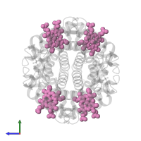 PROTOPORPHYRIN IX CONTAINING FE in PDB entry 1cbl, assembly 1, side view.