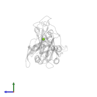 MAGNESIUM ION in PDB entry 1cc0, assembly 1, side view.