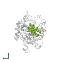 PROTOPORPHYRIN IX CONTAINING FE in PDB entry 1cck, assembly 1, side view.