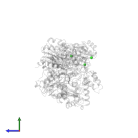 CHLORIDE ION in PDB entry 1ce8, assembly 2, side view.