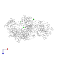 CHLORIDE ION in PDB entry 1ce8, assembly 2, top view.