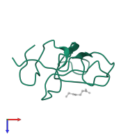 Angiostatin in PDB entry 1cea, assembly 1, top view.