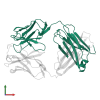 Immunoglobulin kappa constant in PDB entry 1cfn, assembly 1, front view.