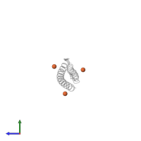 FE (III) ION in PDB entry 1ci6, assembly 1, side view.