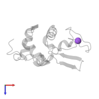 SODIUM ION in PDB entry 1ckc, assembly 1, top view.