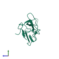 Runt-related transcription factor 1 in PDB entry 1co1, assembly 1, side view.