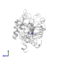 AMMONIUM ION in PDB entry 1cpd, assembly 1, side view.