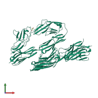 Homo dimeric assembly 1 of PDB entry 1cs6 coloured by chemically distinct molecules, front view.