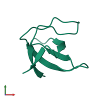 Monomeric assembly 4 of PDB entry 1csk coloured by chemically distinct molecules, front view.