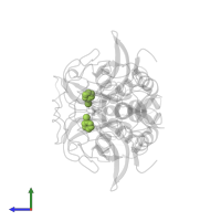 2-PYRIDINETHIOL in PDB entry 1cte, assembly 1, side view.