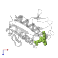 FLAVIN MONONUCLEOTIDE in PDB entry 1czr, assembly 1, top view.