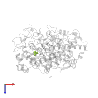 SULFATE ION in PDB entry 1d2v, assembly 2, top view.