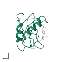 SH2 domain-containing protein 1A in PDB entry 1d4w, assembly 1, side view.