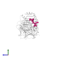 DIPEPTIDE MIMETIC INHIBITOR in PDB entry 1d5x, assembly 1, side view.