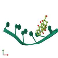 PDB entry 1d67 coloured by chain, front view.
