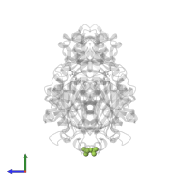 SULFATE ION in PDB entry 1d6f, assembly 1, side view.