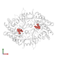 Modified residue LLP in PDB entry 1d7k, assembly 1, front view.