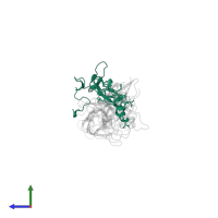 Factor VII light chain in PDB entry 1dan, assembly 1, side view.