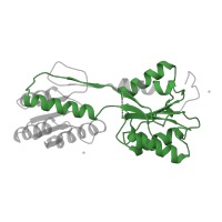 The deposited structure of PDB entry 1dbq contains 2 copies of Pfam domain PF13377 (Periplasmic binding protein-like domain) in HTH-type transcriptional repressor PurR. Showing 1 copy in chain A.