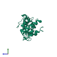 Calcium and integrin-binding protein 1 in PDB entry 1dgv, assembly 1, side view.