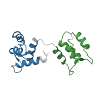 The deposited structure of PDB entry 1dmo contains 2 copies of Pfam domain PF13499 (EF-hand domain pair) in Calmodulin-1. Showing 2 copies in chain A.