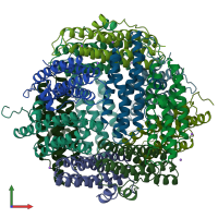 3D model of 1dps from PDBe