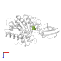 GLUTAMIC ACID in PDB entry 1dtd, assembly 1, top view.